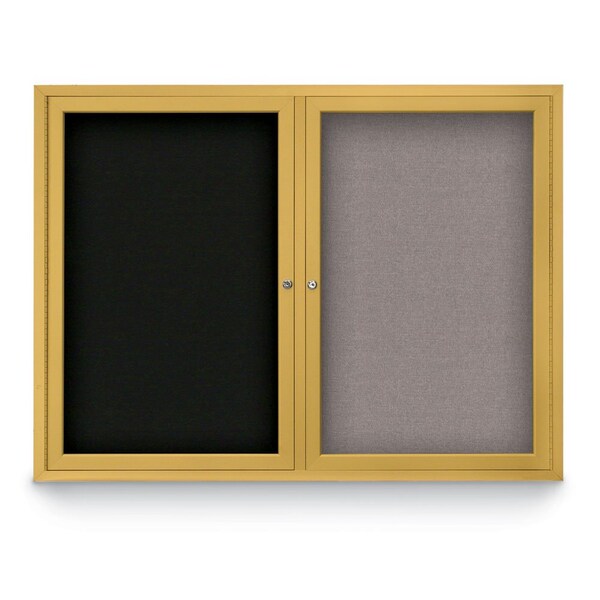 Corkboard, Amethyst /Bronze, 72" x 48"